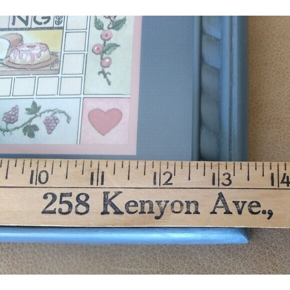 Homeco‎ Framed & Matted Art Print Home Cooking Hearts Farm Food Syroco Vtg Decor - Picture 13 of 16